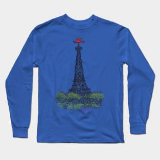 The Eiffel Tower - Paris Texas Long Sleeve T-Shirt